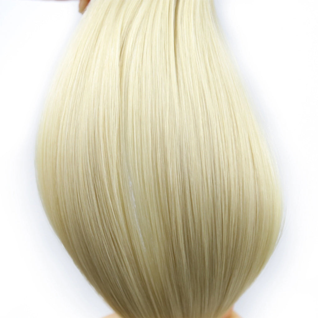 #60 Platinum Blonde Flat Tip Hair Extension