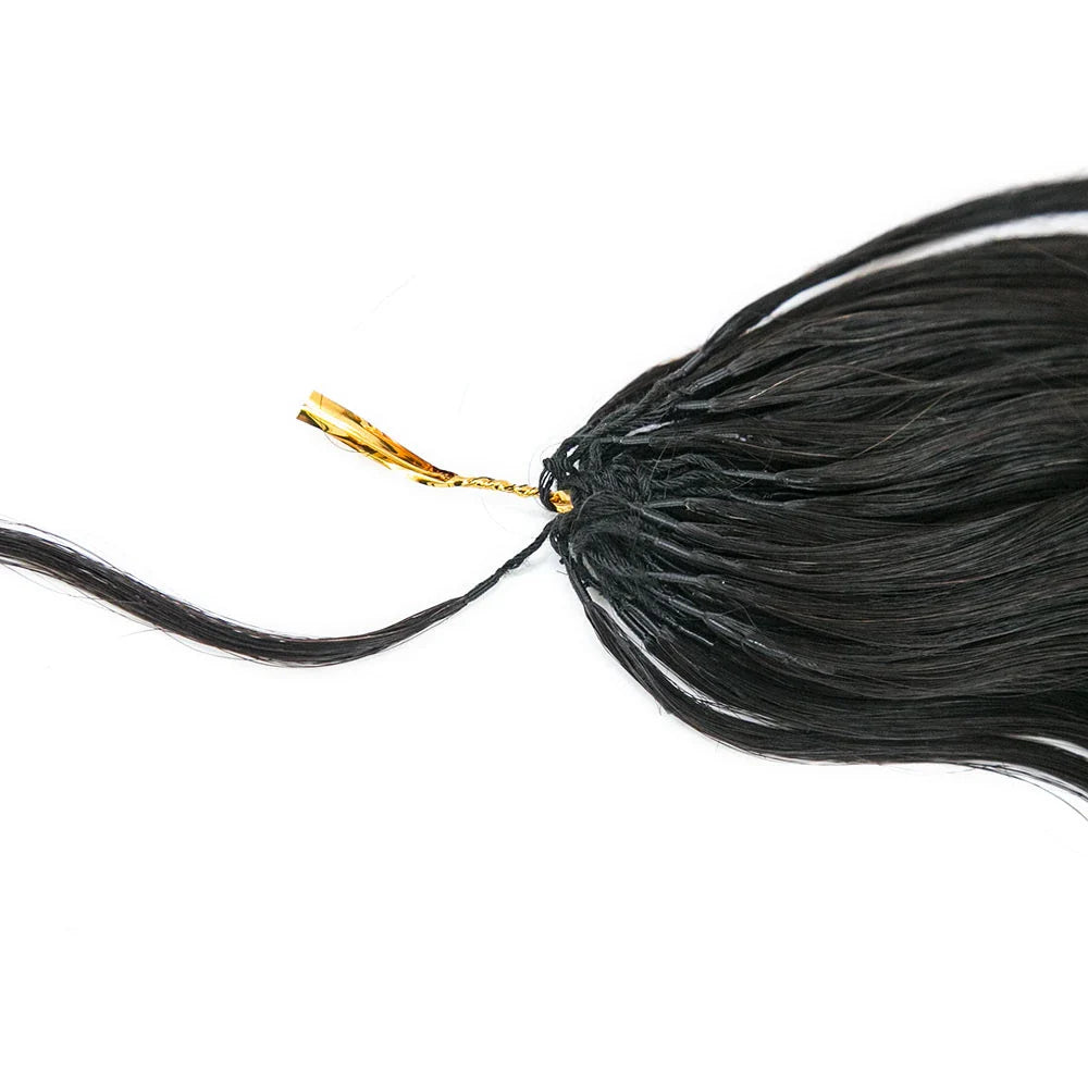 Knotless pre separated crochet hair extensions human hair body wave details