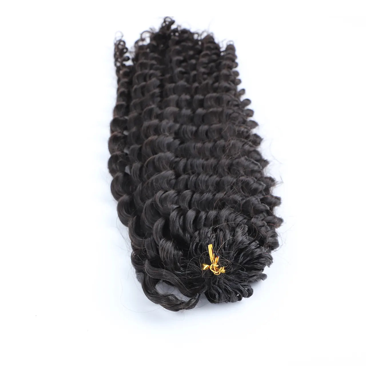 Pre-separated water wave crochet hair extensions human hair details