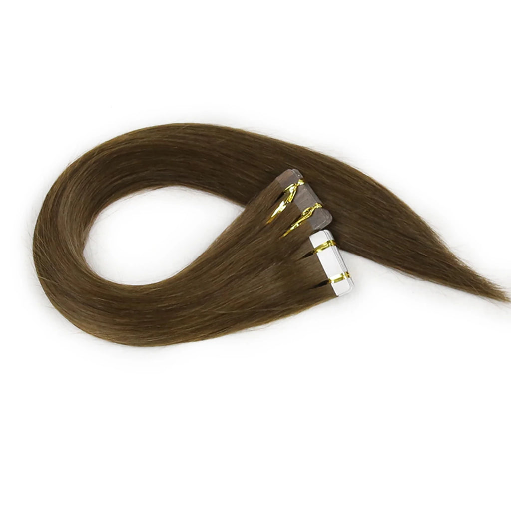 #4 Medium Brown Tape-in Hair Extension