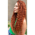 Boho knotless braids ginger body wave for women