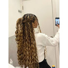 Bulk human crochet-boho-braids-with-human-hair-curly-pre-looped