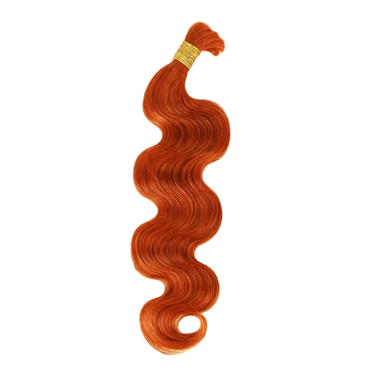 Bulk human hair for boho knotless braids ginger body wave