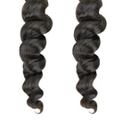 Bulk human hair for braiding hair end two bundles