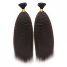 Bundles human hair for braiding natural black