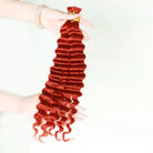 Copper Red Human Hair Deep Wave Bulk for Braiding 100% Human Hair