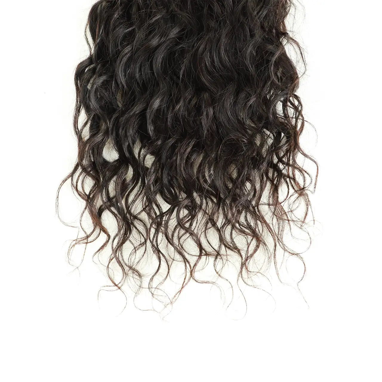 Crochet braids human hair details loose wave hair tail