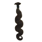 Dark brown human braiding hair for boho braids body wave