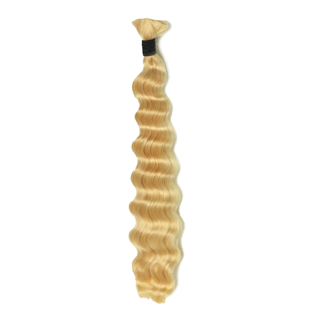 Loose wave bulk human hair for braiding 613 blonde