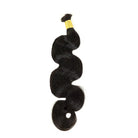 Natural black body wave bulk braiding hair for women