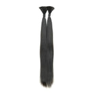 Single drawn yaki bulk human hair for braiding natural black