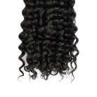 The ends of bulk human braiding hair natural black