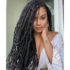 Twists curly bulk braiding human hair foe black women natural black