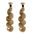 Two bundles medium blonde body wave bulk hair for braiding