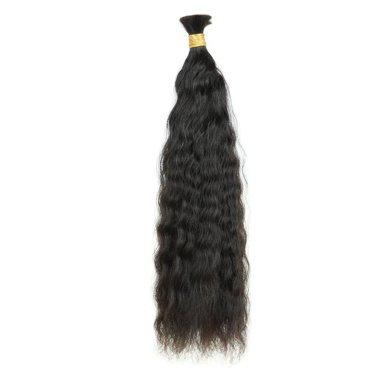 Water wave bulk hair extensions for boho knotless braiding